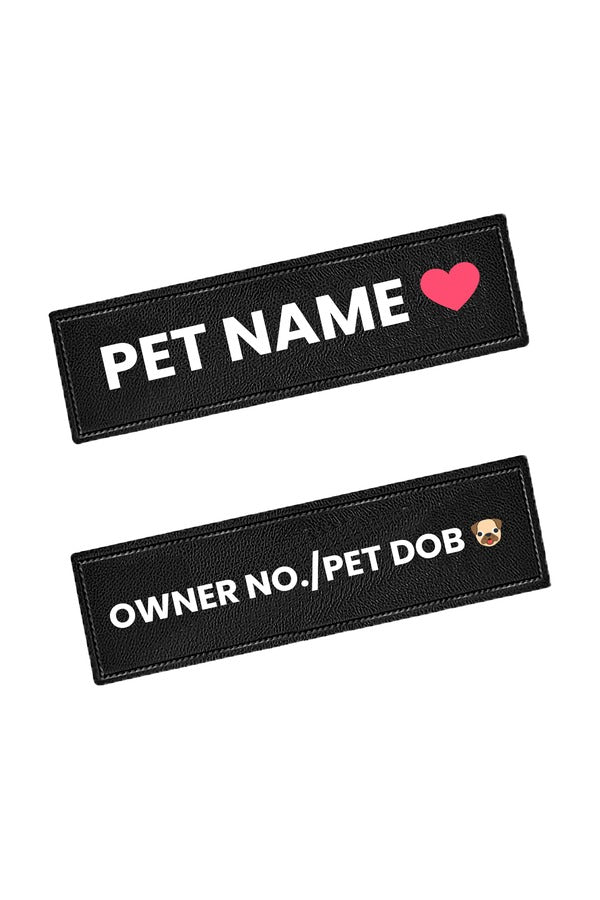 Customized Pet Name Velcro Patch