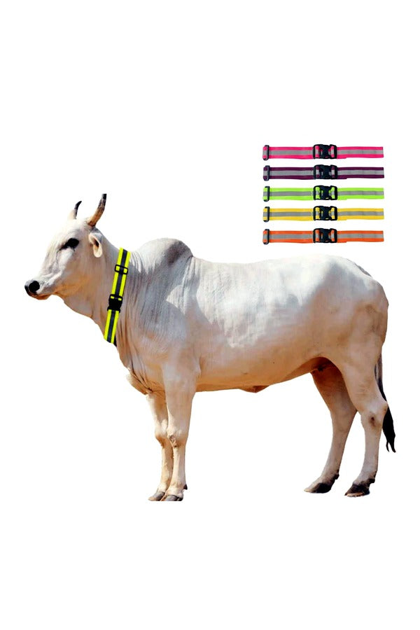 Cow Print Reflective Collar