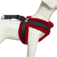 Nylon Dog Harness Soft Fur Padded With Adjustable Straps