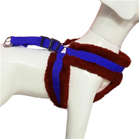 Nylon Dog Harness Soft Fur Padded With Adjustable Straps