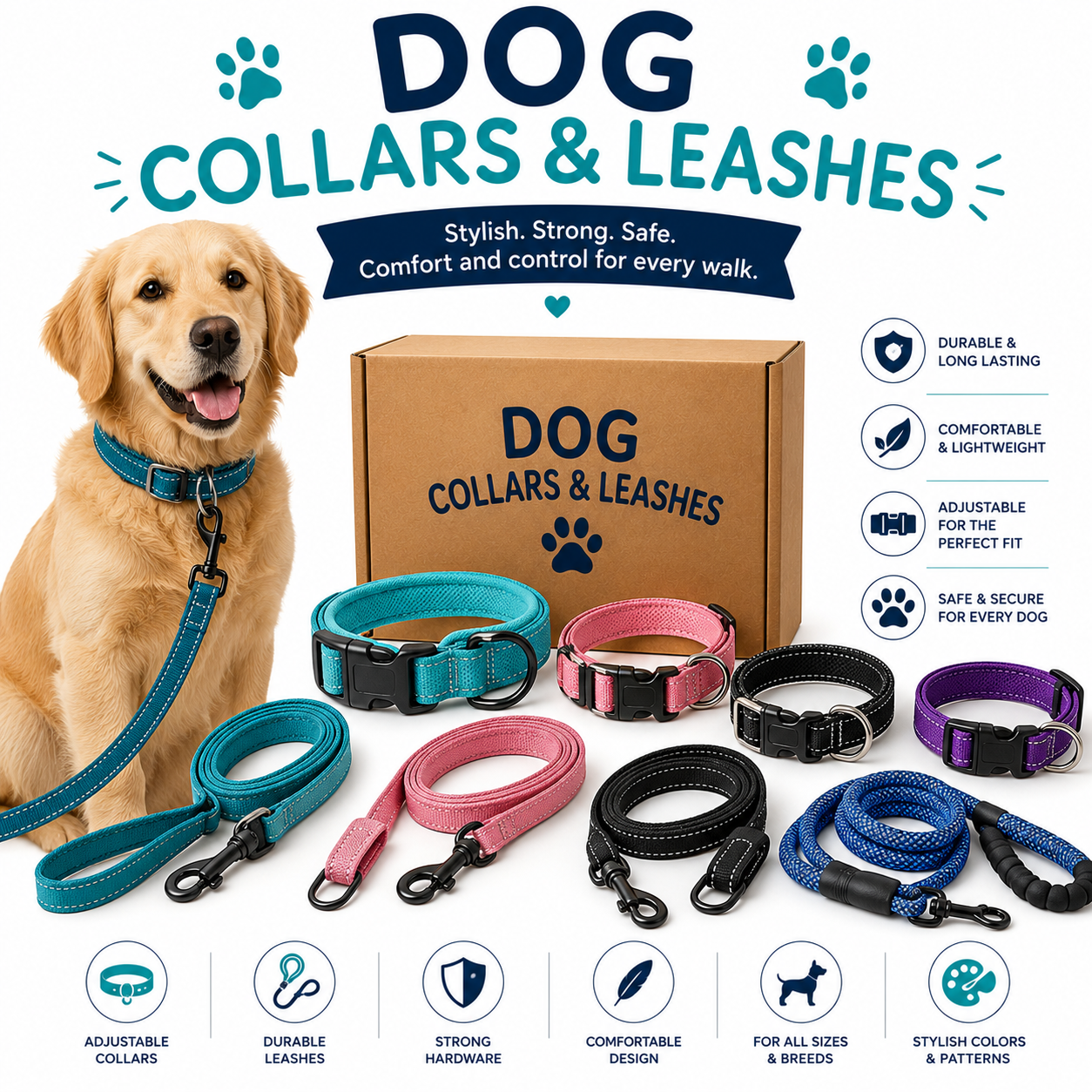 Collars & leashes