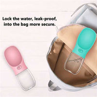 Pet Plastic Drinking Portable Water Bottle (Assorted, Small)