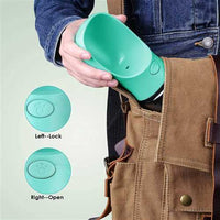 Pet Plastic Drinking Portable Water Bottle (Assorted, Small)