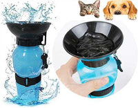Pet Plastic Drinking Water Bowl Bottle (Assorted, Pack Of 1)
