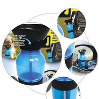 Pet Plastic Drinking Water Bowl Bottle (Assorted, Pack Of 1)