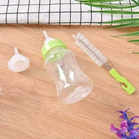 Pet Milk Feeder Silicone Bottle Set For Baby Dog & Cat (Assorted, 150ML)