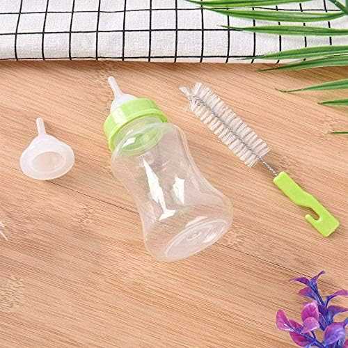 Pet Milk Feeder Silicone Bottle Set For Baby Dog & Cat (Assorted, 150ML)