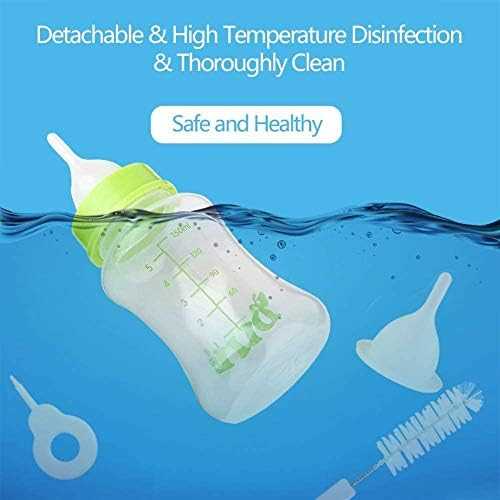 Pet Milk Feeder Silicone Bottle Set For Baby Dog & Cat (Assorted, 150ML)