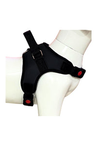 Dog Body Belt Harness, Choke-Free, Double Padded, Adjustable Neck and Chest Recommended for French Bulldog, Pug & Small Dog Breeds