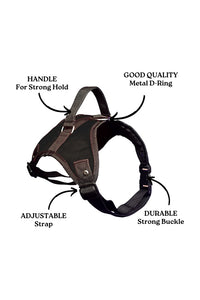 Dog Chest Belt with Leash , No Pull Adjustable Harness, Easy Control and Handle for Training