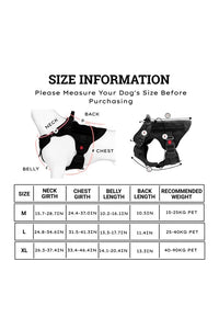 Tactical Dog Harness with Leash | Dog Training Belt | Adjustable Size