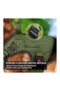 Tactical Dog Harness | No Pull Dog Training Belt | Adjustable Size for Medium Dogs