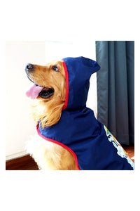 Happy Paws Printed Waterproof Dog Raincoat – Cartoon Monsoon Rain Jacket for Dogs