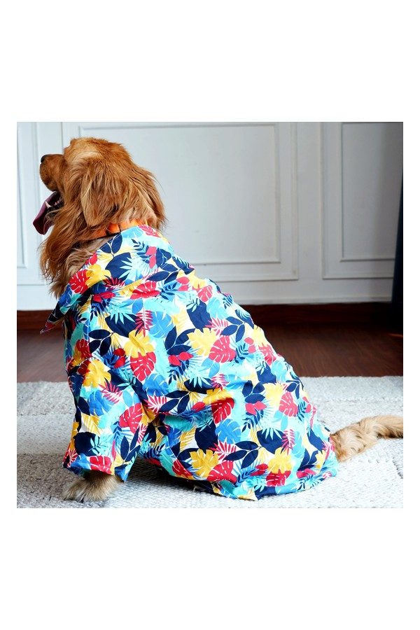 GeoShield Waterproof Dog Raincoat with Hood for Small to Large Dogs