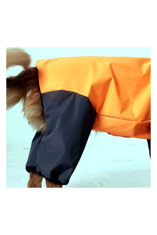 Storm Flex Sport Waterproof Dog Raincoat with Hood- High Visibility Outdoor Jacket