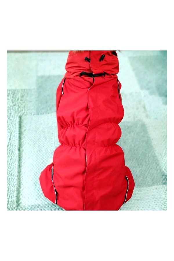 Rain Armor Elite Full Body Waterproof Dog Jumpsuit with Adjustable High Neck