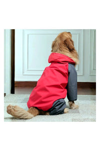 Storm Guard Waterproof Dog Raincoat with Hood- Lightweight All Weather Protection