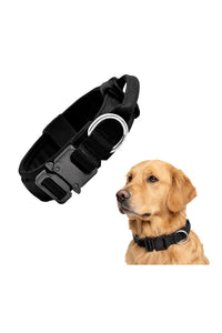 Tactical Dog Collar Belt for Medium Dogs | Adjustable Size | Heavy Duty Dog Training Collar with Soft Handle
