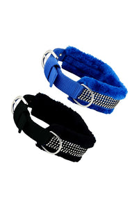 Dog Neck Fur Collar, Strong D-Ring, High-Quality, Adjustable Neck Length, Recommended For Pomeranian & Small Dog Breeds (Pack of 2)