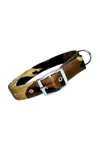 Dog Neck Collar, Good Quality Nylon Fabric, Strong, High-Quality, Adjustable Neck Length, Lightweight, Recommended For Husky & Medium Dog Breeds (ARMY-PRINT)