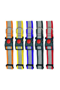 Dog Reflective Collar, Quick Release Lock Buckle | (Orange, RED, Black, Blue, Yellow) ( Pack of 5)