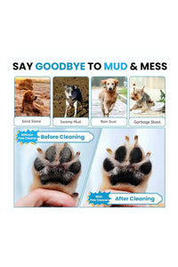 Foot Washing Cup, Pet Paw Cleaner Portable Dog Paw Washer with Soft Silicone Bristles for Quickly Cleaning Pets Muddy Feet (Assorted)