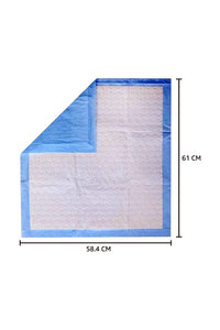 Pet Training Pads with Leak-Proof Quick-Dry Design (Assorted, Pack of 15, 60*60CM)