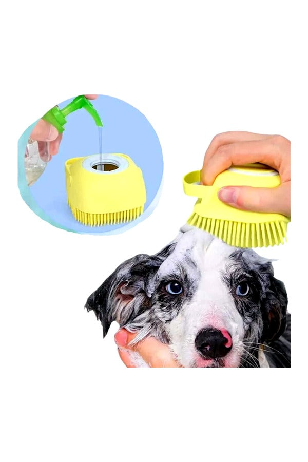 5-in-1 Dog Grooming Kit | Nail Cutter | Slicker Comb | Tooth Brush | Shampoo Brush | Palm Glove For All Size Dog Breeds (Pack Of 5)