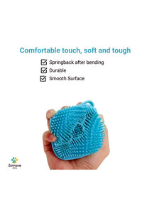Pet Shampoo Bath Brush | Soft Silicone Bristles Pet Grooming/Bathing & Massage Brushes | Dog & Cat Accessories (Assorted, Pack of 1)