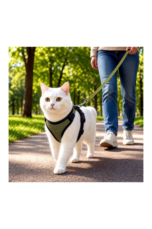 Cat H-Harness with Leash