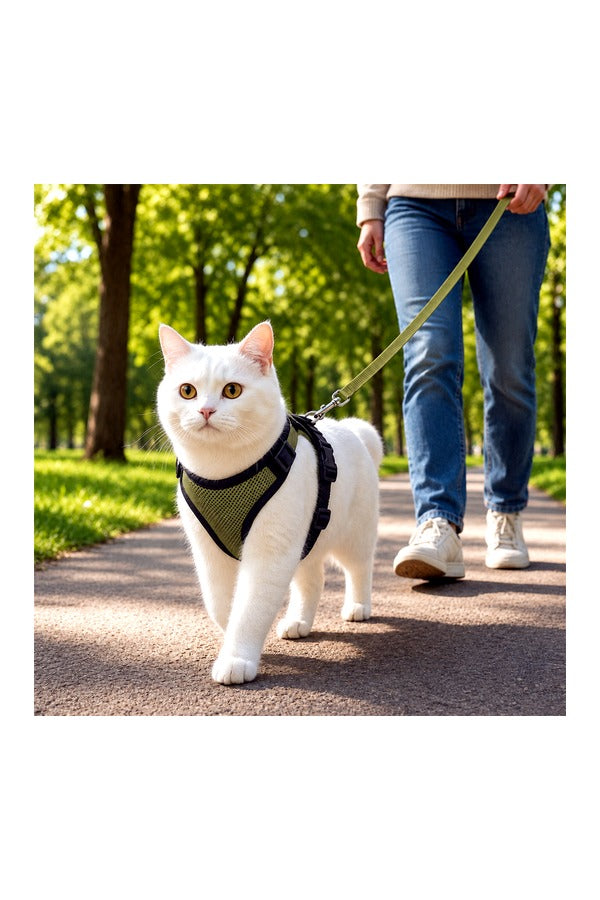 Cat H-Harness with Leash