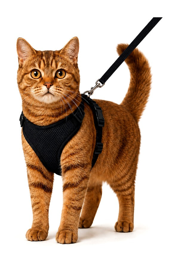 Cat H-Harness with Leash