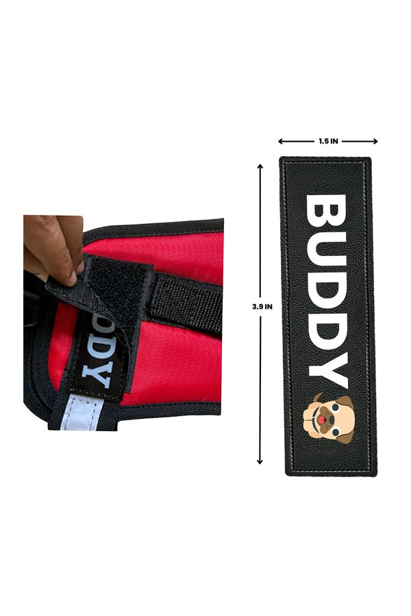 Customized Pet Name Velcro Patch