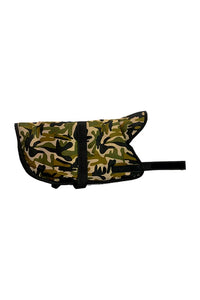 Army Print Dog Coat