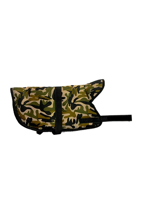 Army Print Dog Coat