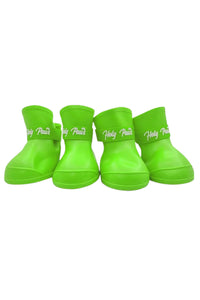 Dog Shoes, Waterproof, Anti-Slip, Lightweight Rain Boots for Dogs, Perfect for Outdoor Walks (Green, S)