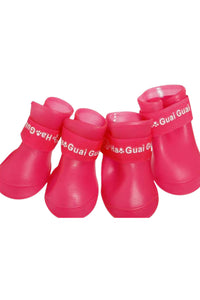 Dog Shoes, Waterproof, Anti-Slip, Lightweight Rain Boots for Dogs, Perfect for Outdoor Walks (Green, S)