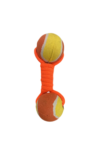 Dog Tennis Dumble Ball Rope Toy (Assorted, Standard)