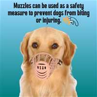 ALCAZAR Dogs Mouth Cover muzzles | Anti-Biting Soft Plastic Dog Muzzle | Dog Mouth Cap | bite Guard with Adjustable Handy Strap