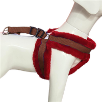 Nylon Dog Harness Soft Fur Padded With Adjustable Straps