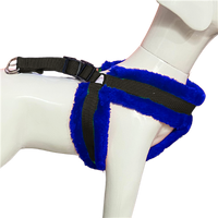 Nylon Dog Harness Soft Fur Padded With Adjustable Straps