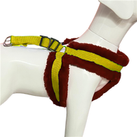 Nylon Dog Harness Soft Fur Padded With Adjustable Straps