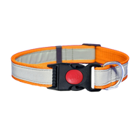 Reflective Dog Neck Collar, Quick Release Lock Buckle, Adjustable Neck Length