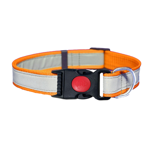 Reflective Dog Neck Collar, Quick Release Lock Buckle, Adjustable Neck Length