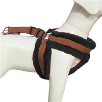 Nylon Dog Harness Soft Fur Padded With Adjustable Straps