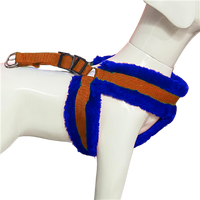 Nylon Dog Harness Soft Fur Padded With Adjustable Straps