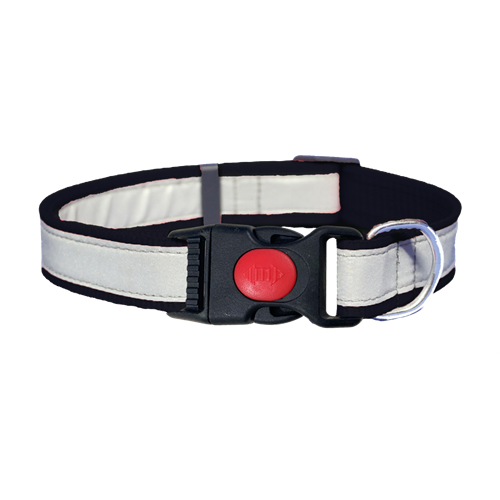 Reflective Dog Neck Collar, Quick Release Lock Buckle, Adjustable Neck Length