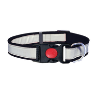 Reflective Dog Neck Collar, Quick Release Lock Buckle, Adjustable Neck Length