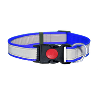 Reflective Dog Neck Collar, Quick Release Lock Buckle, Adjustable Neck Length