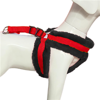Nylon Dog Harness Soft Fur Padded With Adjustable Straps